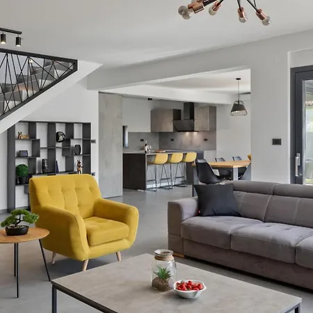 Modern Nea With Outdoor Pool In